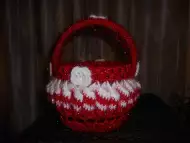 плетена кошница на една игла