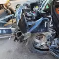 Автоджигит се удари челно в камион край Белица, жена пострада в Банско