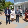 Министър Танева преряза лентата на обновения парк в Добринище