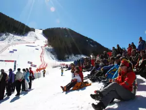 Банско Ски Зона - Снимка Публиката по време на Световното по Ски в Банско