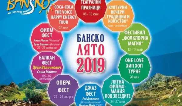 Концерти и фестивали в Банско това лято