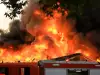 Запали се вила в местността Трестеник край с. Баня