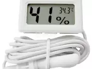 Дигитален влагомер - термометър с външна сонда
