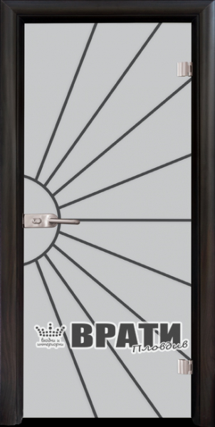 1. Снимка на Стъклена интериорна врата, Gravur G 13 - 2