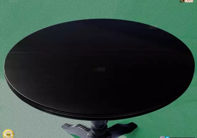 3. Снимка на Черна кръгла маса, разтегателна - ЕЛИЗАБЕТА