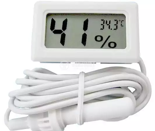 Дигитален влагомер - термометър с външна сонда