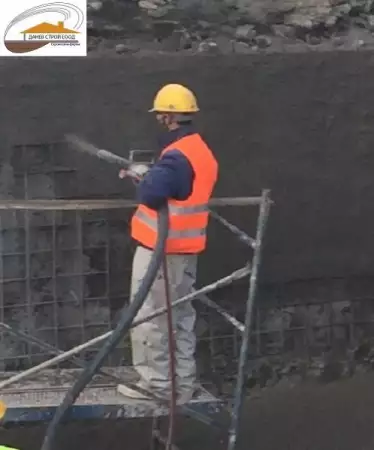 31. Снимка на Торкрет бетон - укрепване на изкопи, стари сгради, мостове