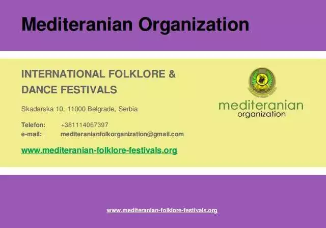 Mediteranian International Folklore Festivals