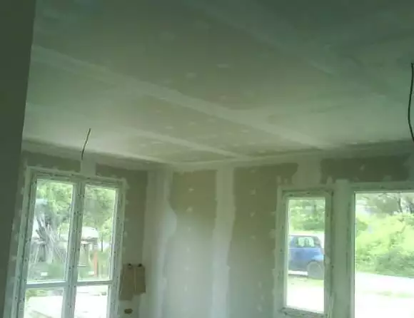 2. Снимка на ГИПСОКАРТОН монтаж - окачени тавани, преградни стени, предстенн