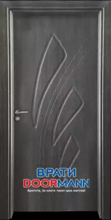 1. Снимка на Интериорна врата Gama 202p, цвят Сив кестен