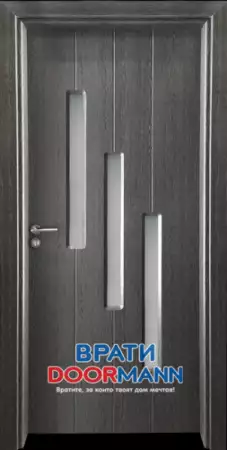 1. Снимка на Интериорна врата Gama 206, цвят Сив кестен