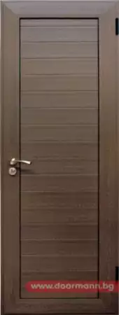 1. Снимка на Алуминиева врата за баня - Орех
