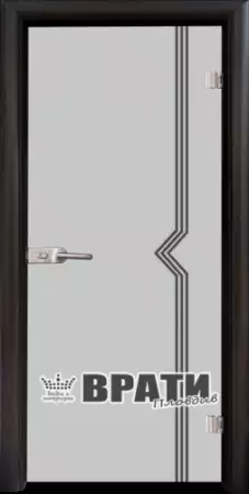 Стъклена интериорна врата, Gravur G 13 - 3