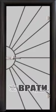 Стъклена интериорна врата, Gravur G 13 - 2