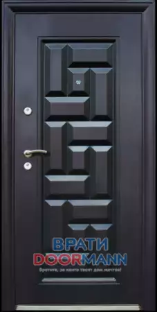Входна метална врата за апартамент модел 602.