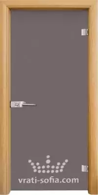 Стъклена интериорна врата, Basic G 10 - 1, каса Светъл дъб