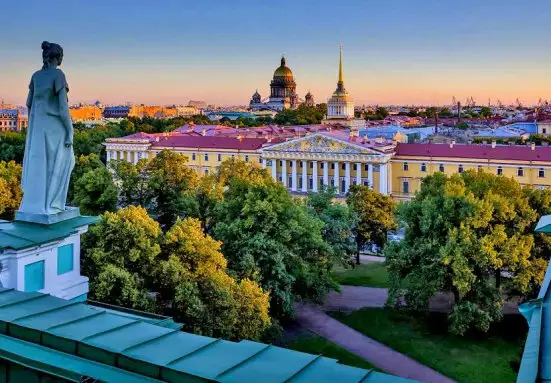 1. Снимка на Москва и Санкт Петербург - Септемврийска програма