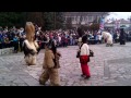 Видео от Банско - Кукери обикалят улиците на Банско 2014